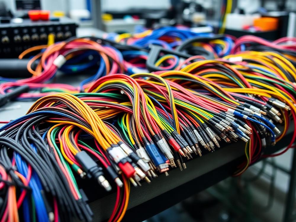 Cablaggi elettrici con connettori e puntalini
