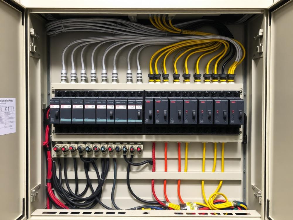 Quadro elettrico industriale cablato